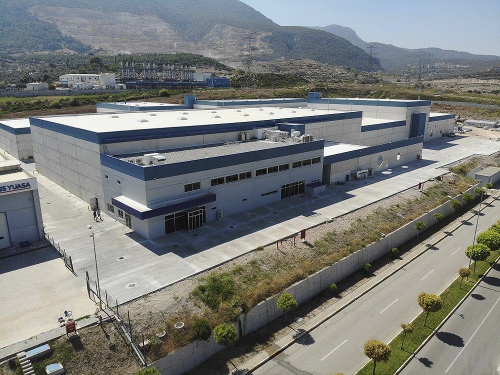 In den Ausbau des Inci GS YUASA Werks wurden über 100 Millionen türkische Lira investiert.