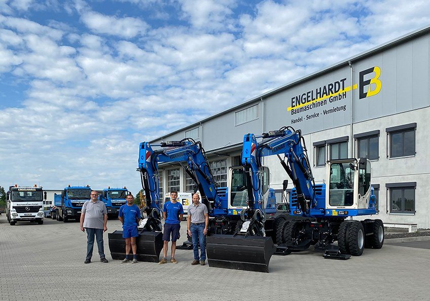 Engelhardt Baumaschinen GmbH verkaufte zwei B110W an Grillenberger Tief- und Straßenbau GmbH.