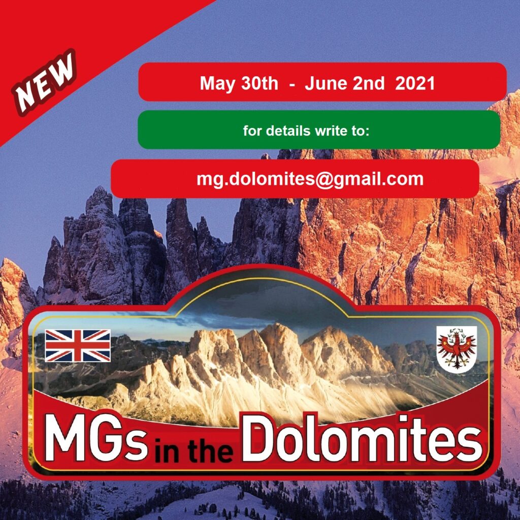 2021 MGs in the Dolomites