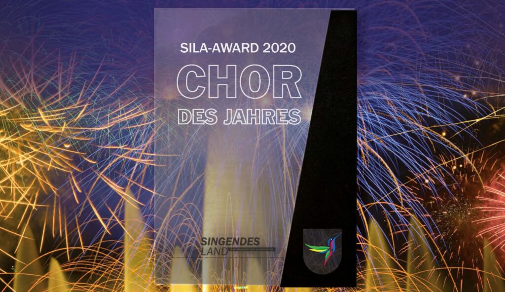 Der SiLa Award zum Chor des Jahres 2020. Foto: CV RLP