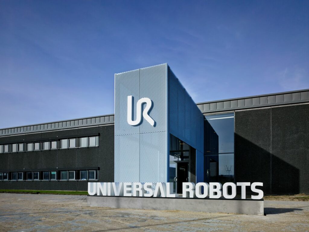Die Außenansicht des UR-Hauptquartiers in Odense. (Bildquelle: (c) Universal Robots)